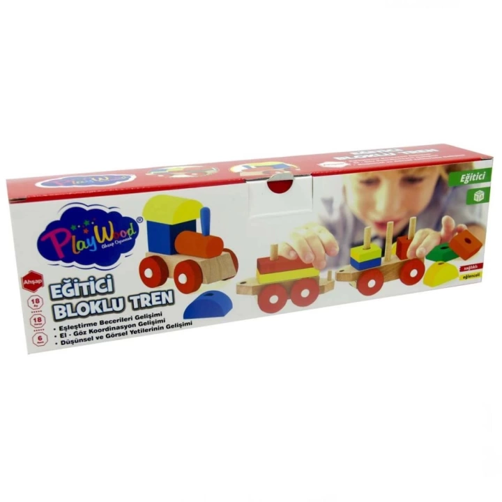 BFS   Playwood Eğitici Ahşap Bultak Tren