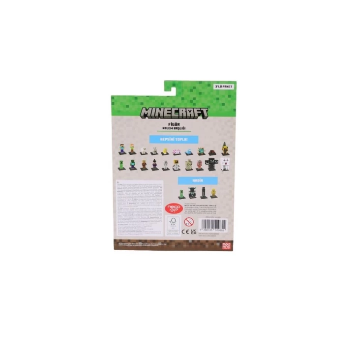 BFS  PMI MC2020 Minecraft 3D Figür Toppeez 3lü Set