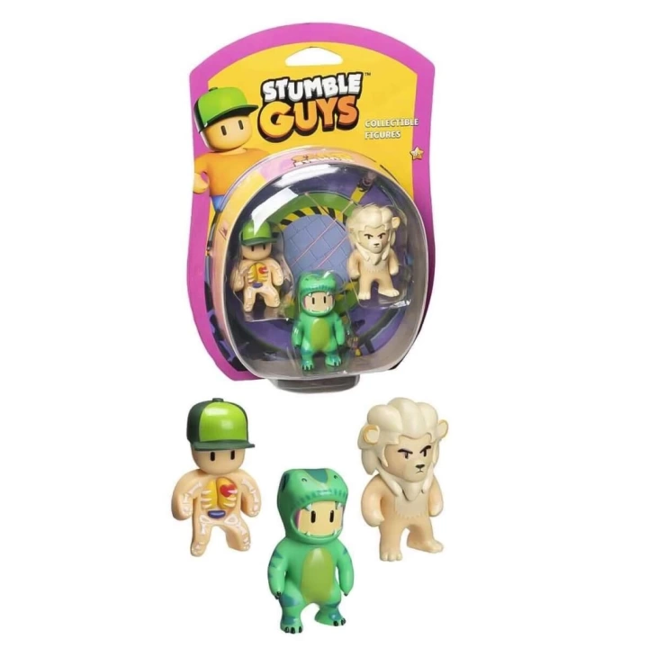BFS   PMI SG2220 Stumble Guys Figür Seti 3lü -Necotoys