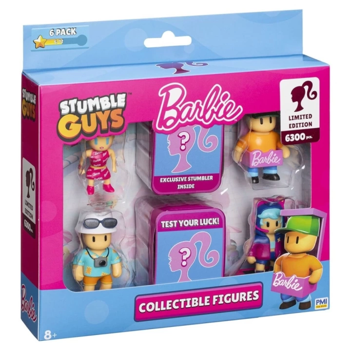 BFS  PMI SGB2060 STUMBLE GUYS BARBİE FİGÜR 6LI SET