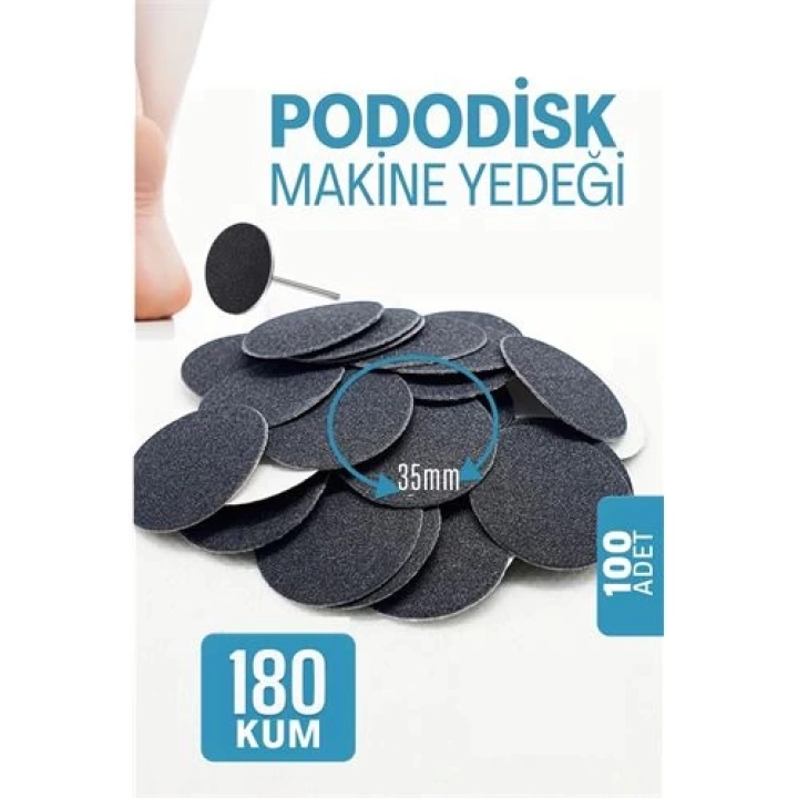 BFS  Pododisk - Nasır Sökücü Pedikür Makinesi Yedek Pedler 100 ADET