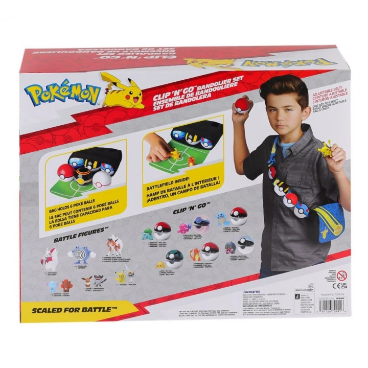 BFS POK PKW3649 Pokemon Clip N Go Bandolier Büyük Set