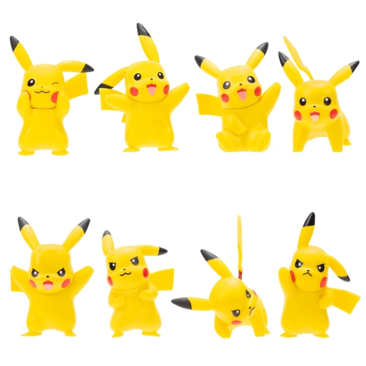 BFS   Pokemon Battle 8li Figür Seti Pikachu