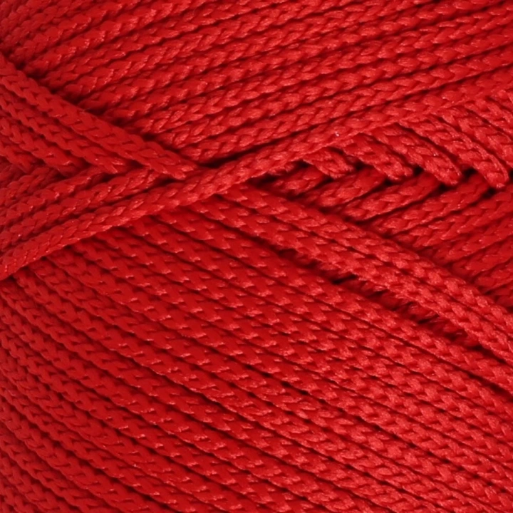 BFS  Polyester Soft Macrame Kırmızı El Örgü İpi - LM019 - 34432