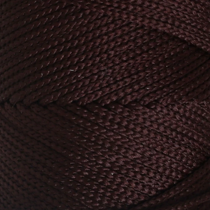 BFS  Polyester Soft Macrame Koyu Kahverengi El Örgü İpi - LM034 - 34440