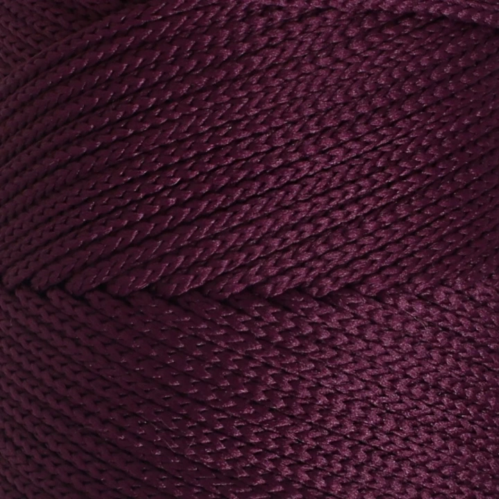 BFS  Polyester Soft Macrame Patlıcan Moru El Örgü İpi - LM038 - 34443