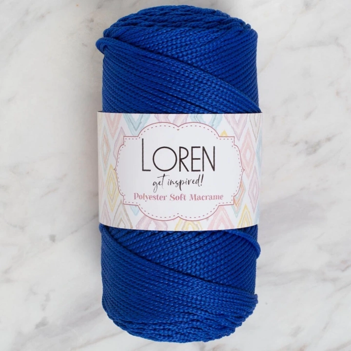BFS  Polyester Soft Macrame Saks Mavisi El Örgü İpi - LM029 - 34435