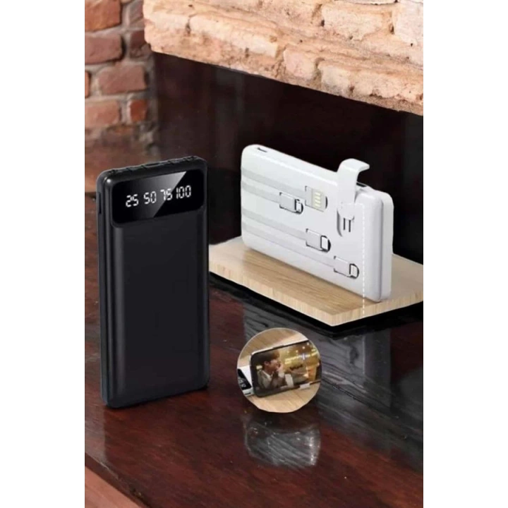 BFS Powerbank 20.000 Mah Dijital Göstergeli LCD Ekran Uzun Pil Ömrü