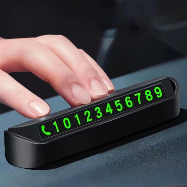 BFS  Pratik Fosforlu Telefon Numarası Yamzak İçin Araç İçi Oto Numaratör Numaralık