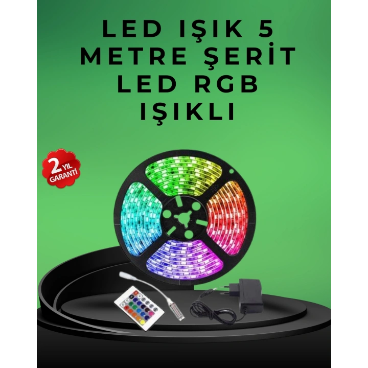 BFS Pratik Kurulumlu 5 Metre Kumandalı Şerit LED