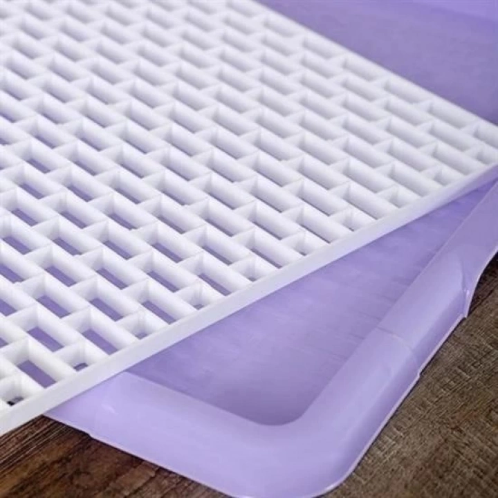 BFS Pratik Lavabo Tezgah Üstü Bulaşık Kurutmalığı Süzmatik 22x40 cm