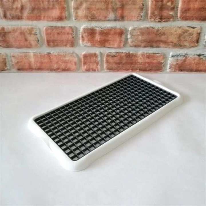 BFS Pratik Lavabo Tezgah Üstü Bulaşık Kurutmalığı Süzmatik 22x40 cm