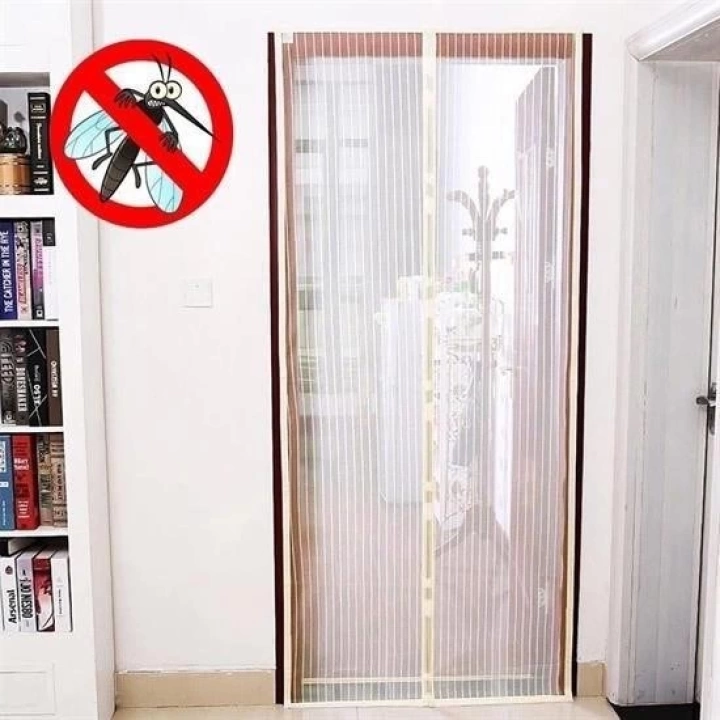 BFS  Pratik Manyetik Mıknatıslı Beyaz Kapı Pencere Sinekliği Tülü 90 x 210 cm