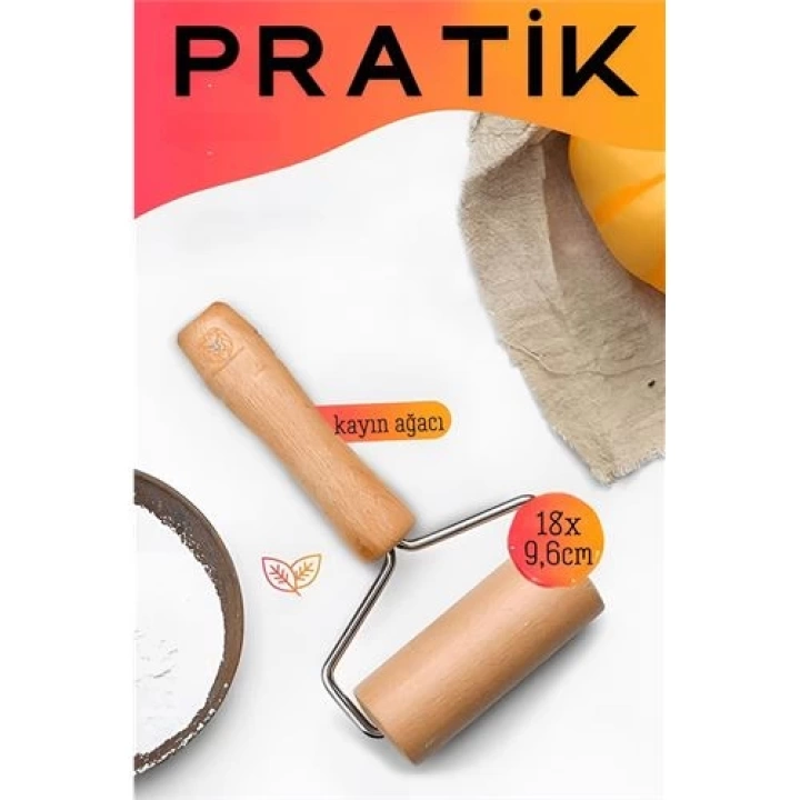 BFS Pratik Merdane Ahşap Ergonımik Oklava