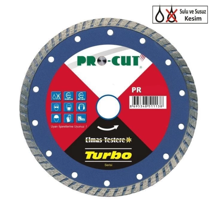 BFS Procut AB 230 mm Turbo Kanallı Elmas Testere