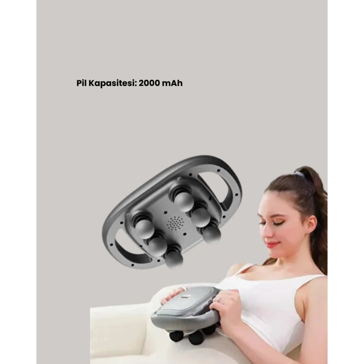 BFS Profesyonel 6 Başlıklı Şarjlı Masaj Tabancası 2000 mAh Güçlü Performans