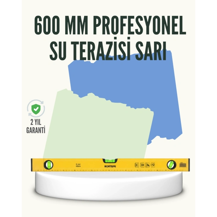 BFS Profesyonel 600 mm Su Terazisi Duvar ve Montaj İşleri İçin