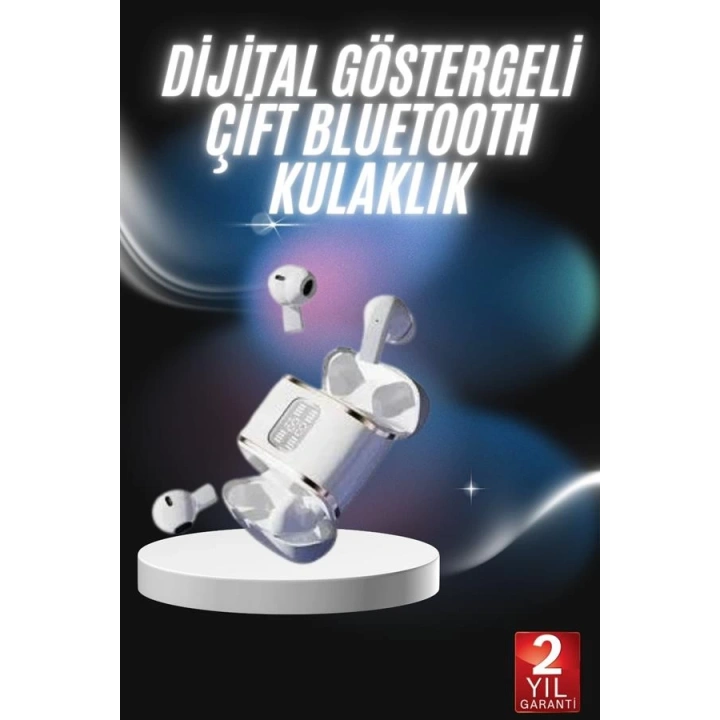BFS Profesyonel Dijital Göstergeli Düşük Gecikme Bluetooth Kulaklık Çift Kulaklık
