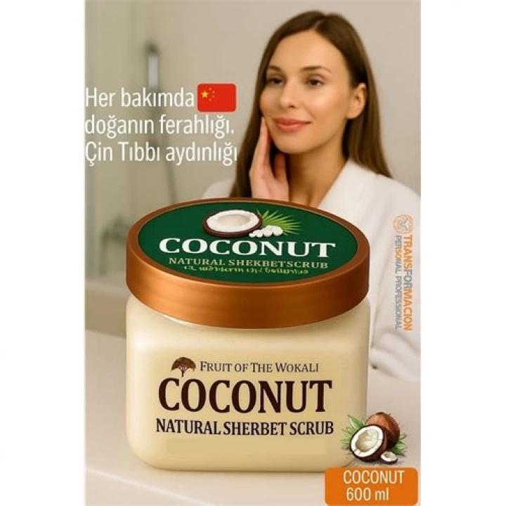 BFS  Profesyonel Hindistan Cevizi Doğal Peeling - Tüm Vücut Scrub 600 ml