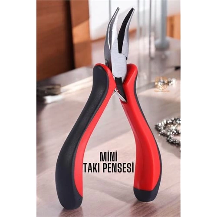 BFS  Profesyonel Mini Eğri Kargaburun Takı Pensesi