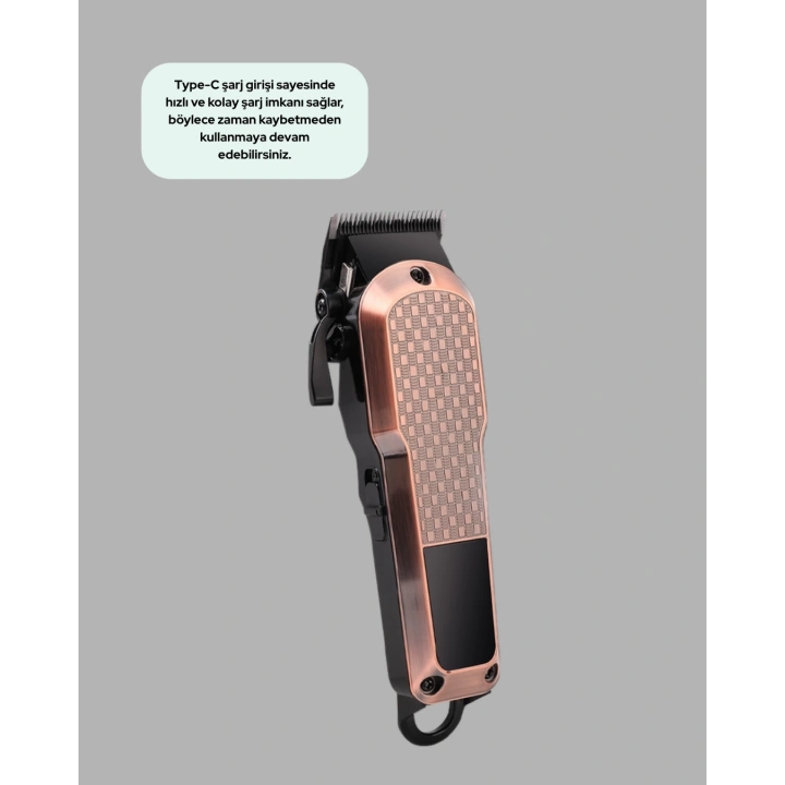 BFS Profesyonel Saç Tıraş Makinesi – 7000RPM Güçlü Motor ve 4 Kademeli Ayar