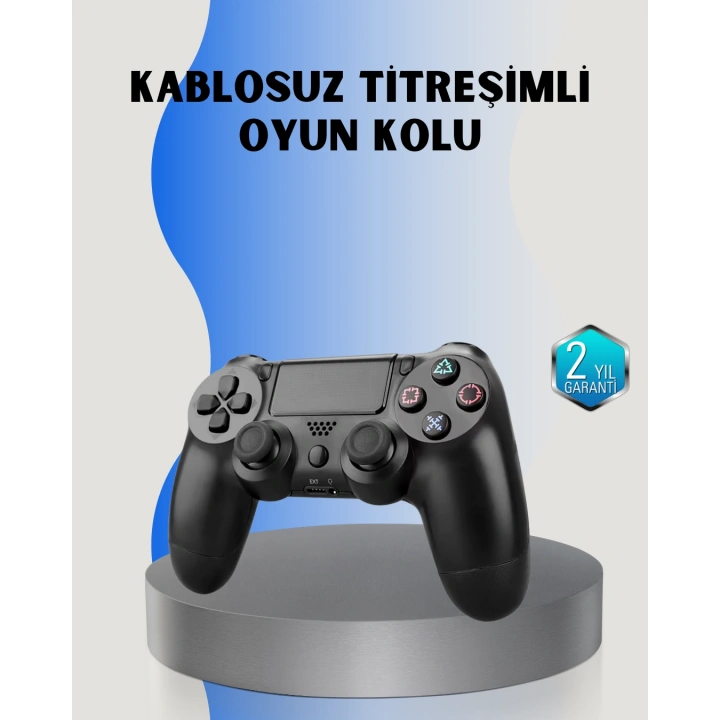 BFS PS4 Uyumlu Kablosuz Oyun Kolu – Gerçekçi Titreşimli Geri Bildirim