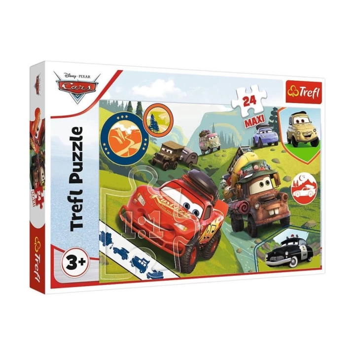 BFS  PUZZLE-14352 Maxi Disney Cars 3 24 Parça Çocuk Puzzle