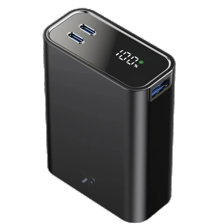 BFS  PW501 20.000 mAh Dijital Göstergeli 2 Adet 45W Type-C ve 22.5W USB Çıkışlı Şarj PD Hızlı Şarj Magsafe Powerbank - Siyah