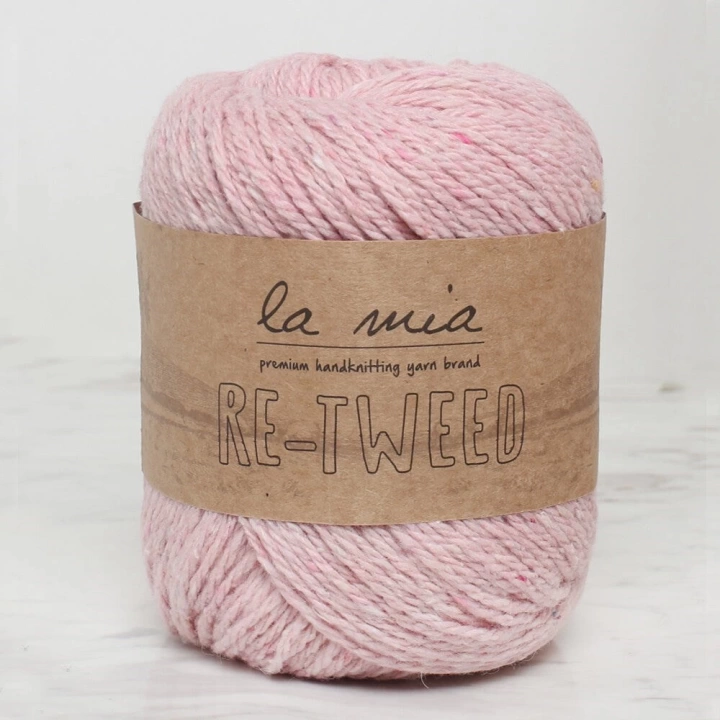 BFS  Re-Tweed Açık Pembe Melanj El Örgü İpi - L101 - 34414