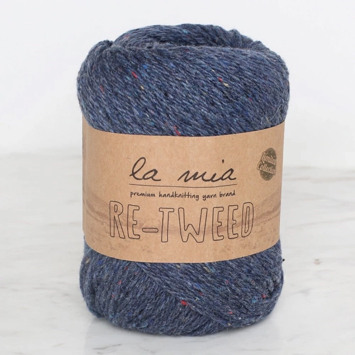 BFS  Re-Tweed Lacivert Melanj El Örgü İpi - L108 - 34412