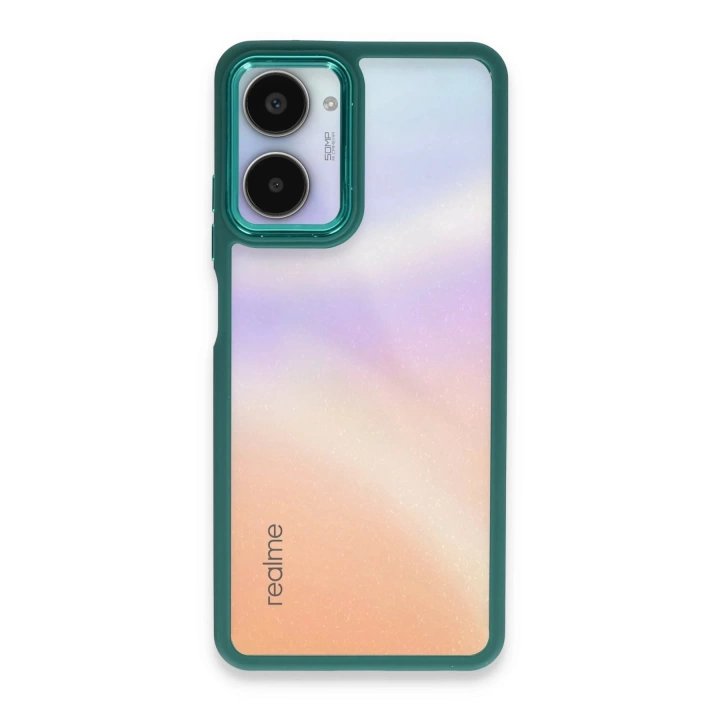 BFS  Realme 10 Pro 5G Kılıf Dora Kapak - Haki Yeşil