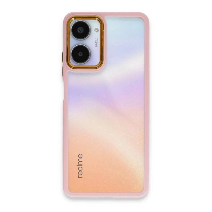BFS  Realme 10 Pro 5G Kılıf Dora Kapak - Pudra
