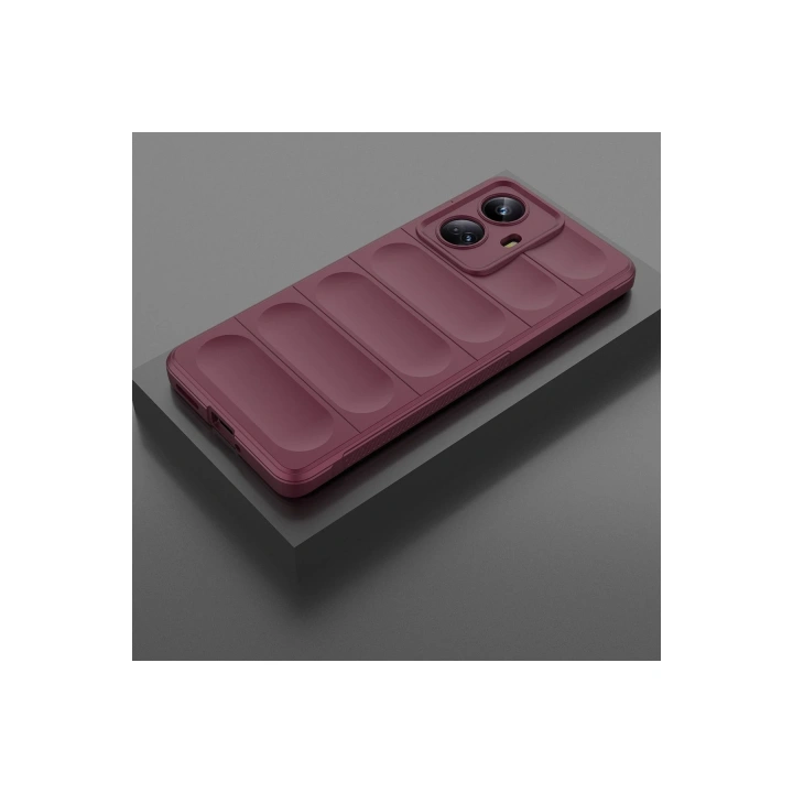 BFS  Realme 10 Pro 5G Kılıf Optimum Silikon - Bordo