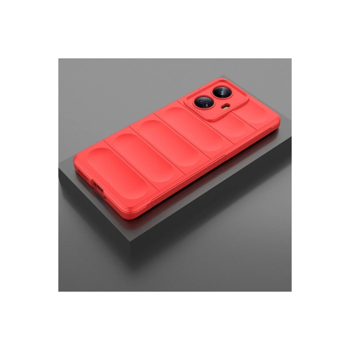 BFS  Realme 10 Pro 5G Kılıf Optimum Silikon - Kırmızı
