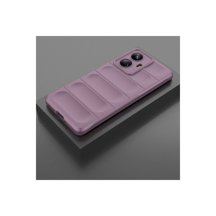 BFS  Realme 10 Pro 5G Kılıf Optimum Silikon - Mor