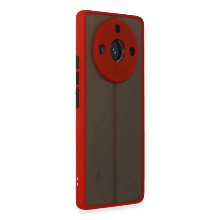 BFS  Realme 11 Pro Kılıf Montreal Silikon Kapak - Kırmızı