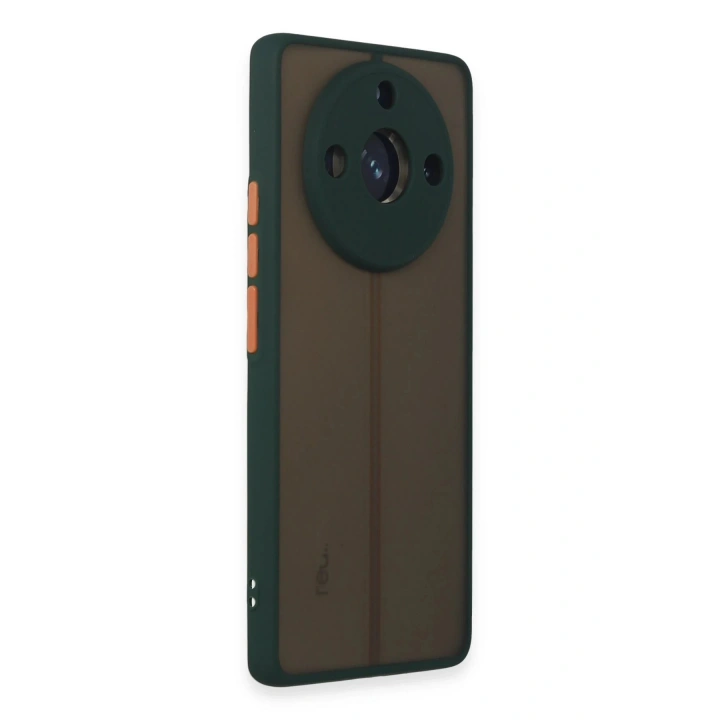 BFS  Realme 11 Pro Kılıf Montreal Silikon Kapak - Yeşil