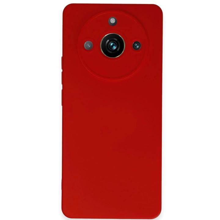 BFS  Realme 11 Pro Kılıf Nano içi Kadife Silikon - Kırmızı