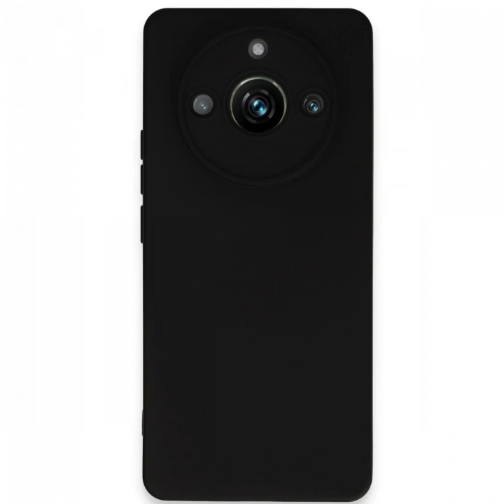 BFS  Realme 11 Pro Kılıf Nano içi Kadife Silikon - Siyah