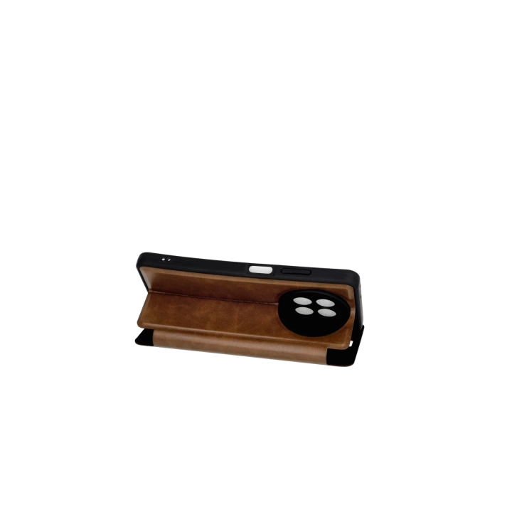 BFS  Realme 12 5G Kılıf Flip Cover - Taba
