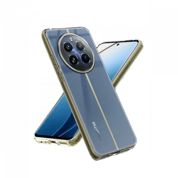 BFS  Realme 12 5G Kılıf Lüx Şeffaf Silikon