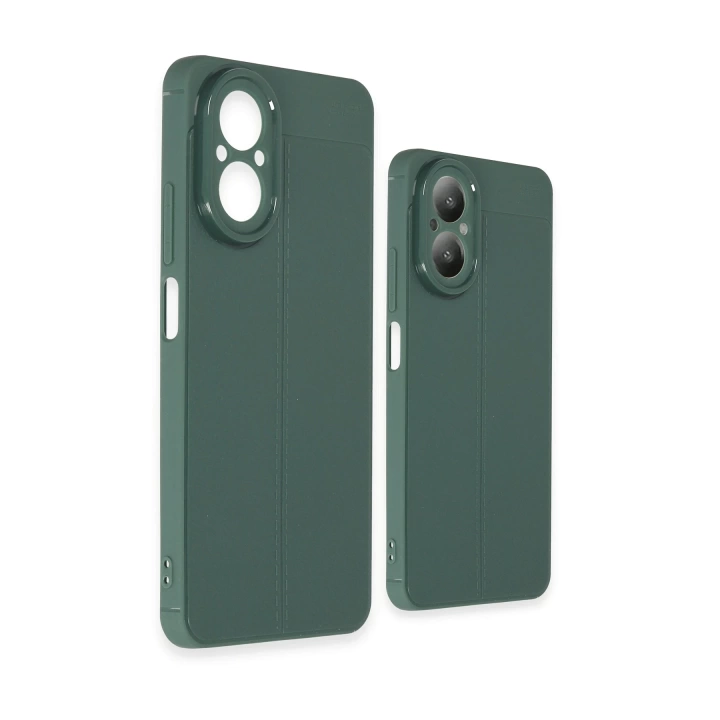 BFS  Realme 12 Lite Kılıf Auto Focus Kapak - Koyu Yeşil