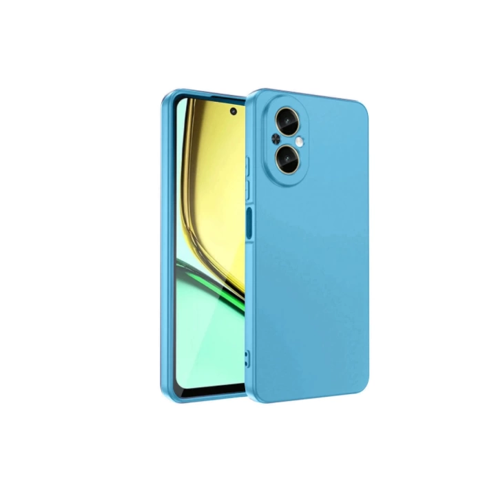 BFS  Realme 12 Lite Kılıf First Silikon - Mavi