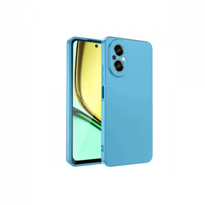 BFS  Realme 12 Lite Kılıf First Silikon - Mavi