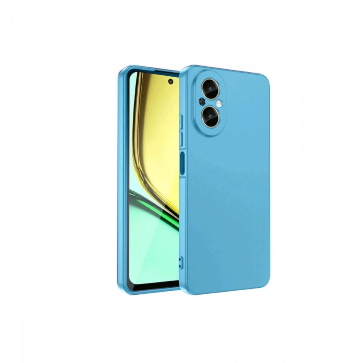 BFS  Realme 12 Lite Kılıf First Silikon - Mavi