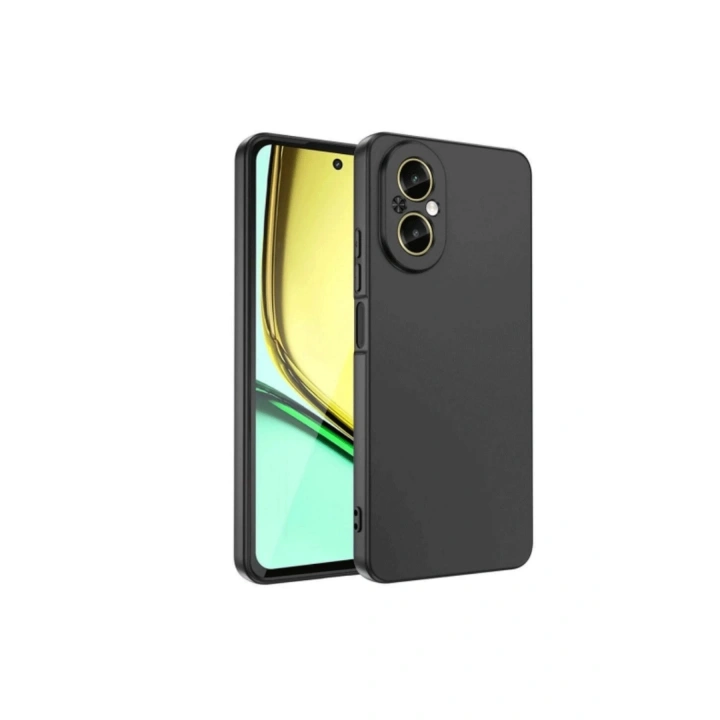BFS  Realme 12 Lite Kılıf First Silikon - Siyah