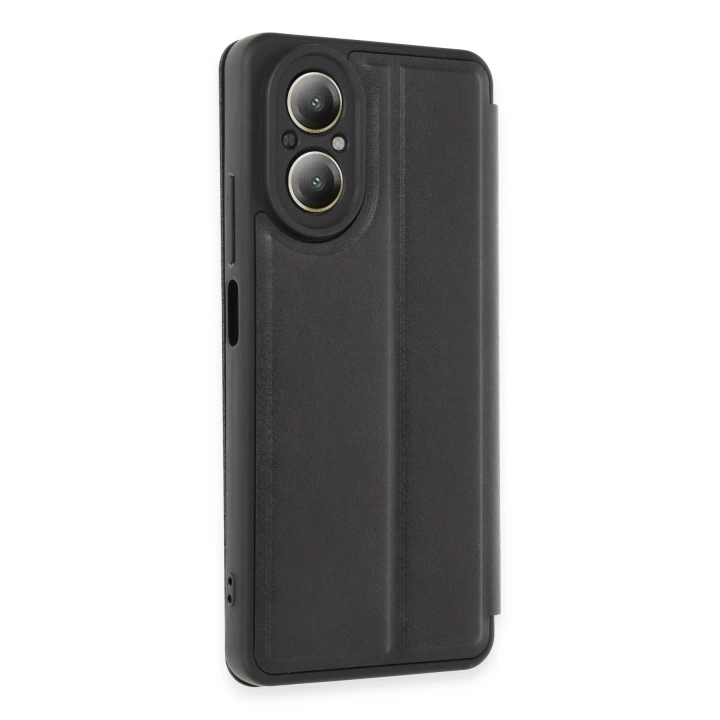 BFS  Realme 12 Lite Kılıf Flip Cover - Siyah