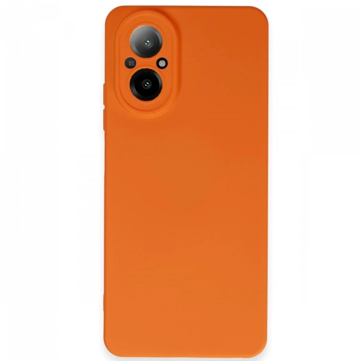 BFS  Realme 12 Lite Kılıf Nano içi Kadife Silikon - Turuncu