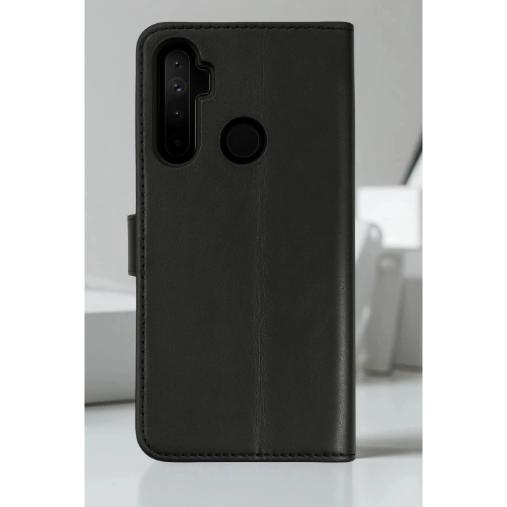 BFS  Realme 6i Kılıf Trend S Plus Kapaklı Kılıf - Siyah