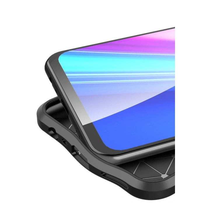 BFS  Realme 7 Kılıf Auto Focus Kapak - Kırmızı